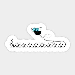 Buzzing around Sticker